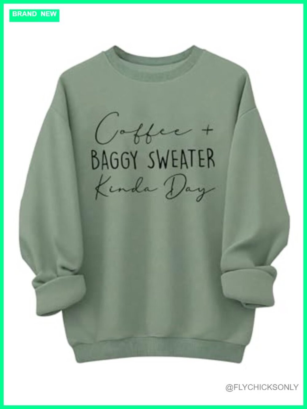 Women's Plus Size Oversized Letter Graphic Sweatshirt Long Sleeve